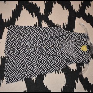 Anthropologie black and white blouse