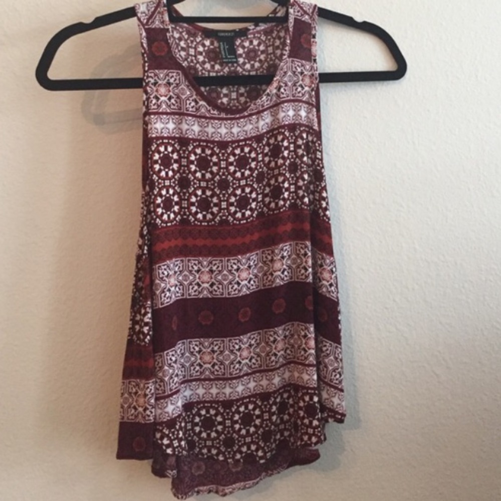 Patterned top