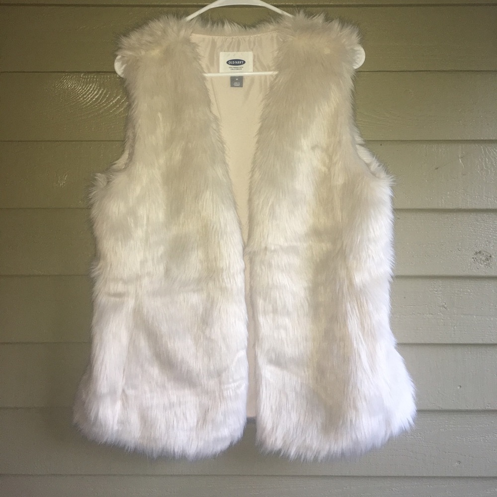 White Fur Vest