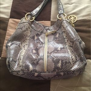 Michael Kors snake skin bag