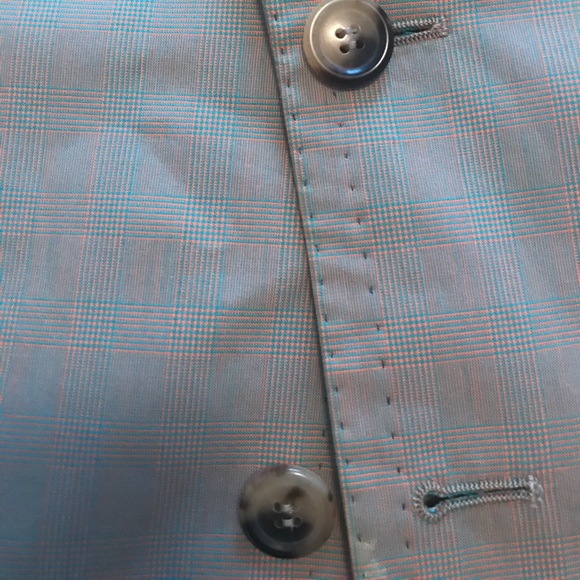 Paul Smith Plaid Blazer in Brown, Green, Orange - Picture 3 of 6