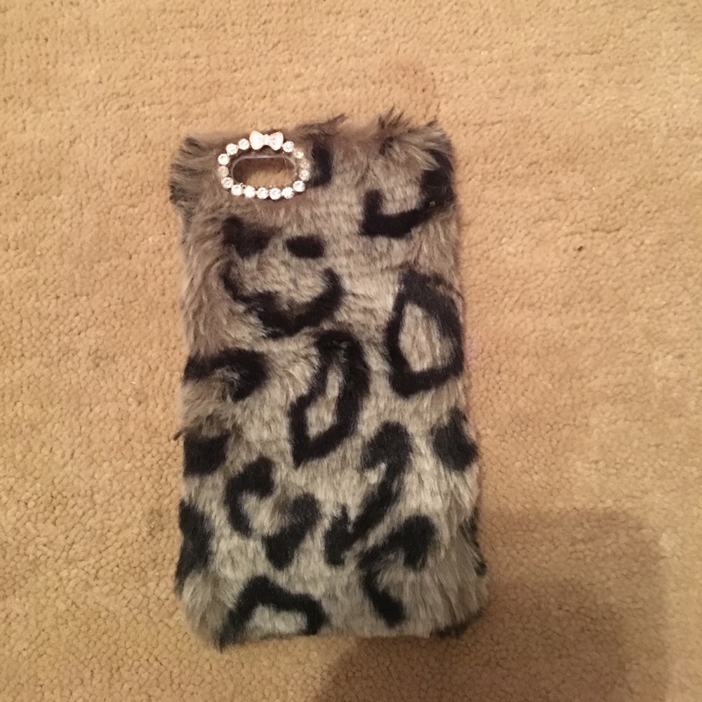 fuzzy phone case