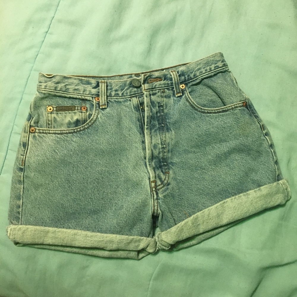 calvin klein high waisted shorts