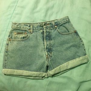 calvin klein high waisted shorts