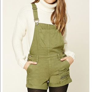 Green overalls