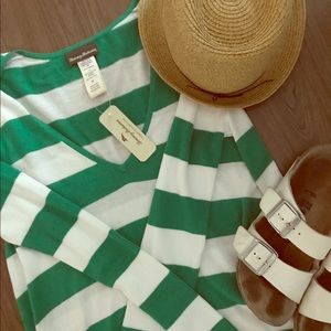 NWT Tommy Bahama HiLo Parakeet Green Beach Sweater