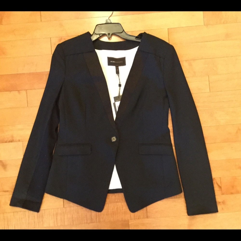 Classic one button BCBG suit jacket