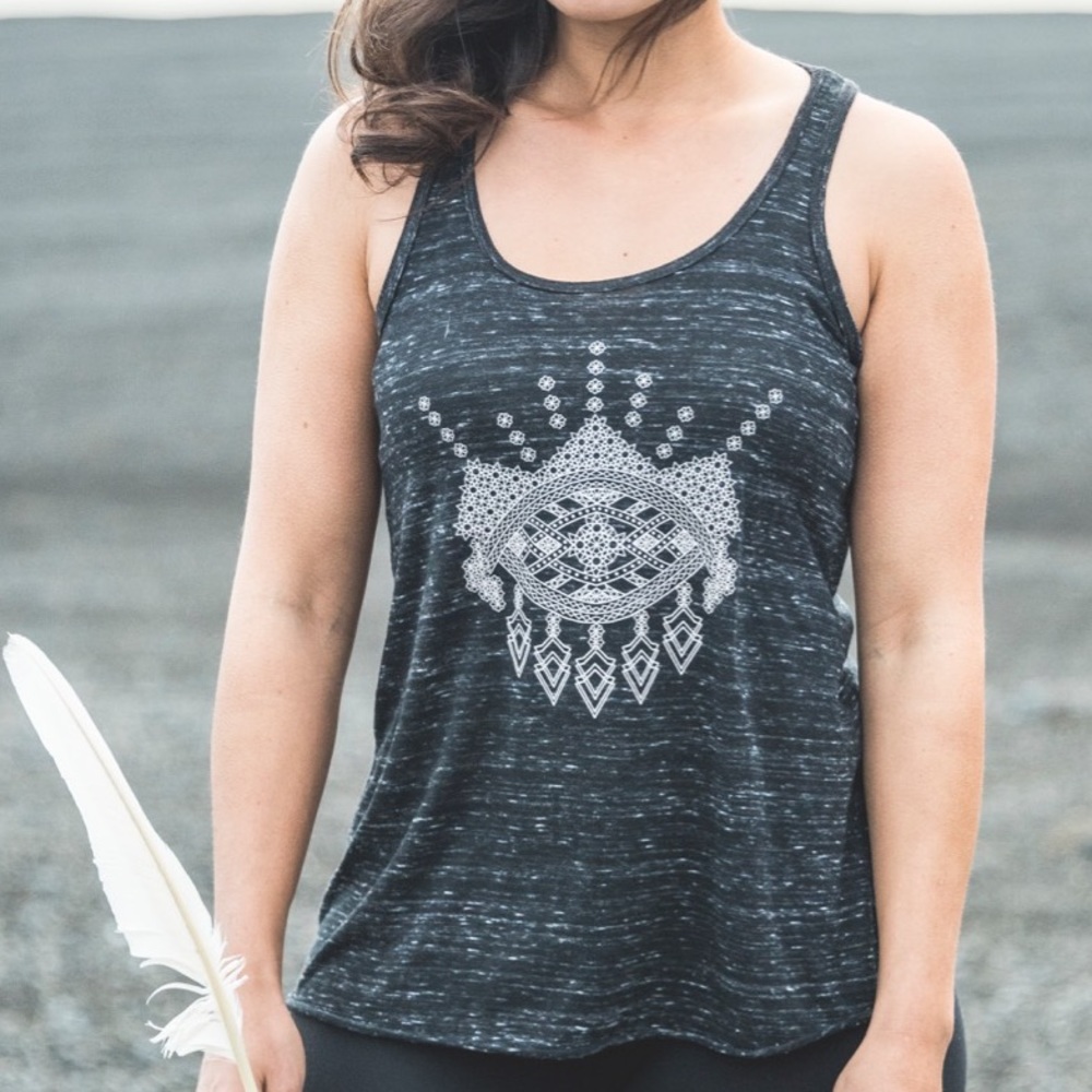 NEW Third Eye Yoga Tank Top Marble