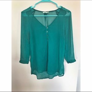 Green urban outfitters blouse