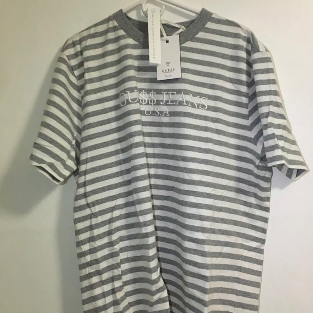 Guess Jeans/ASAP Rocky Collab Striped Shirt