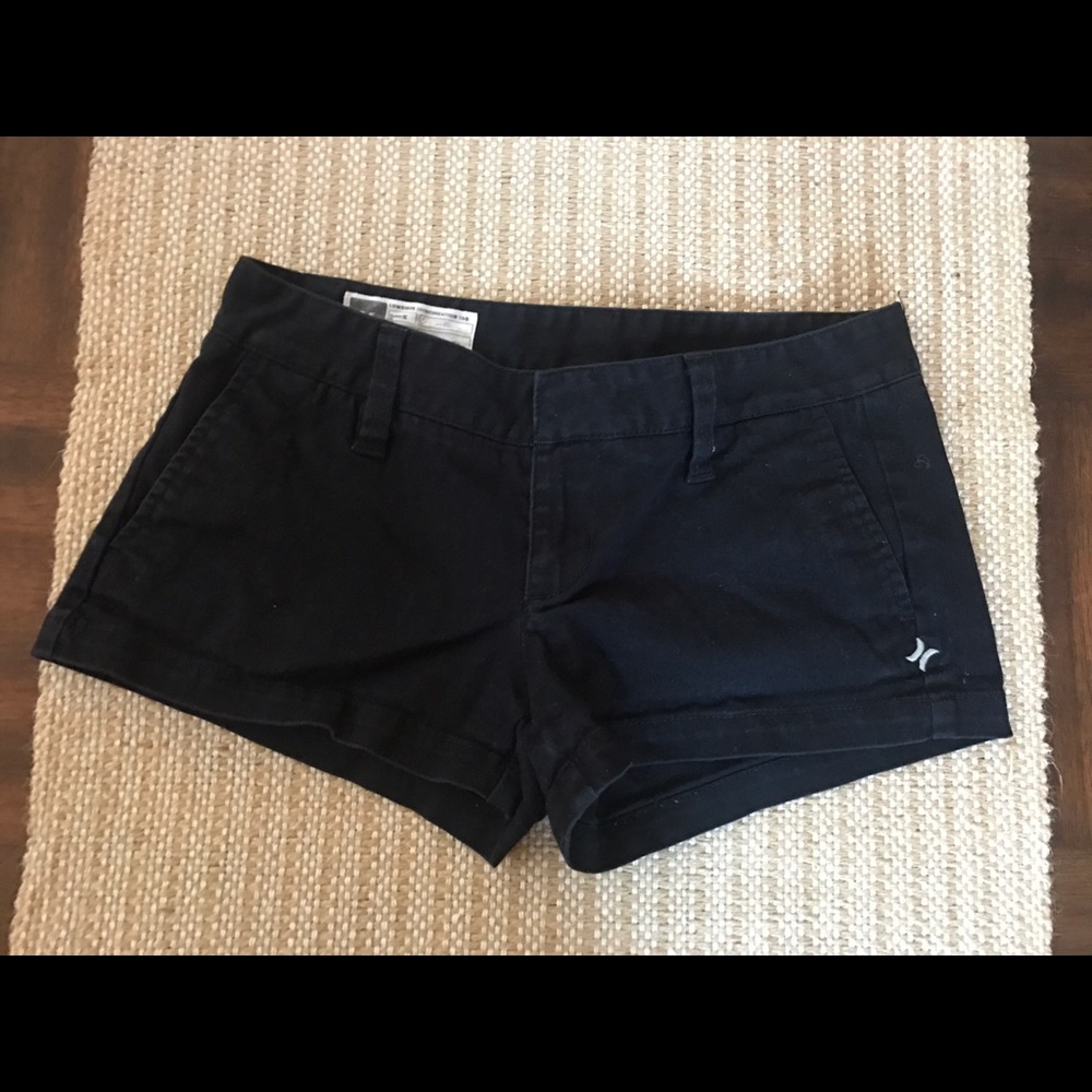 Black Hurley Shorts