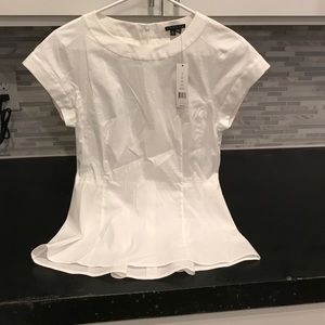 Theory peplum blouse
