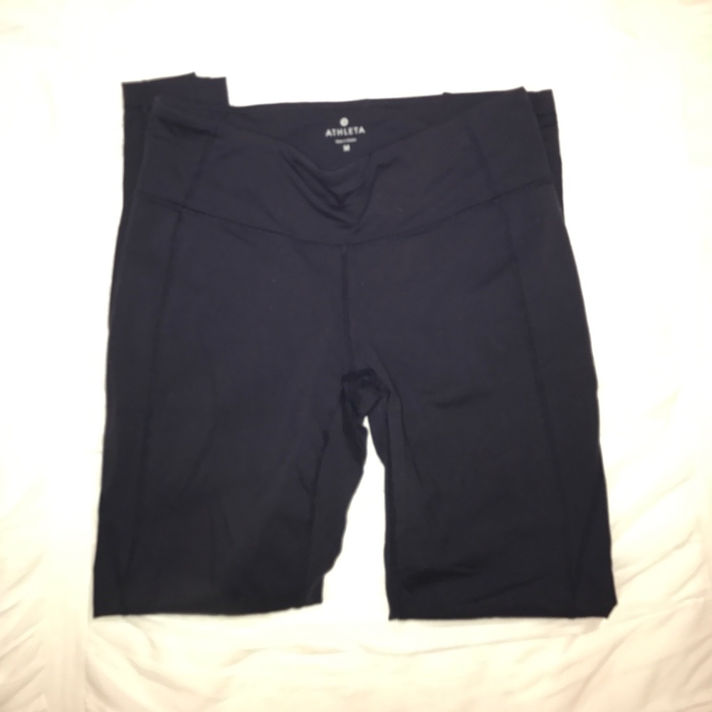 Full length blue Athleta leggings