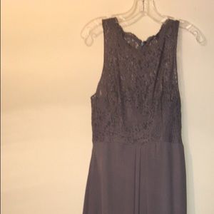 Grey/lace dress
