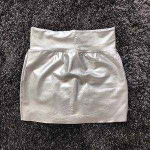 American Apparel Silver Skirt