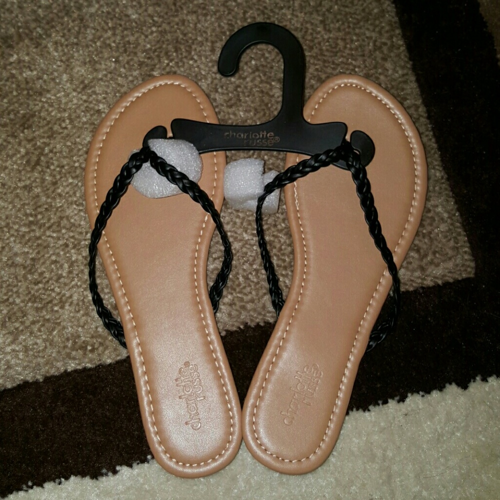 Braided flip flops