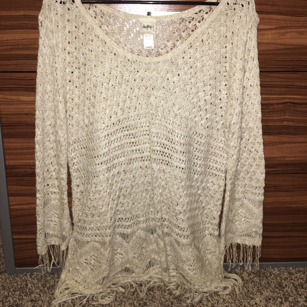 Long-Sleeve Knit Sweater