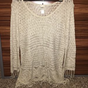 Long-Sleeve Knit Sweater