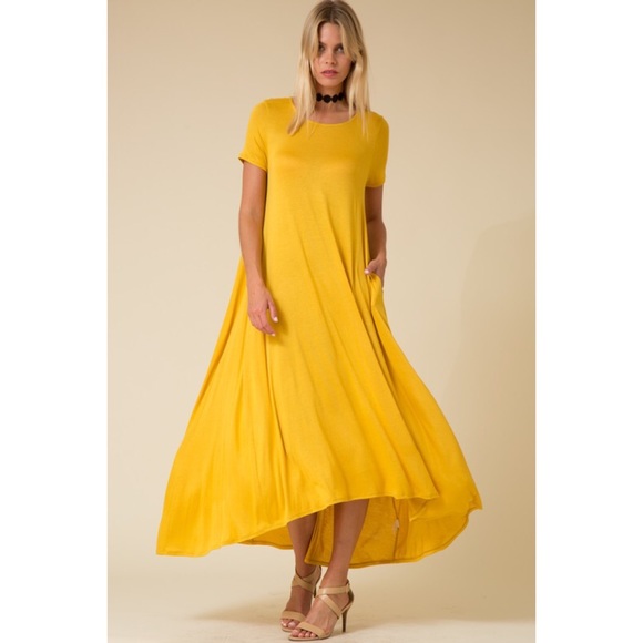 ✨HOST PICK- Firm- High Low Maxi Dress - Picture 3 of 6