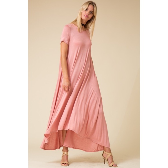 ✨HOST PICK- Firm- High Low Maxi Dress - Picture 2 of 6