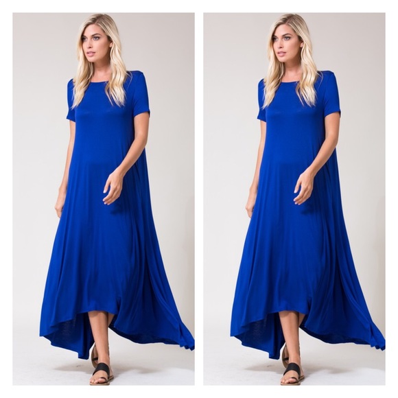 ✨HOST PICK- Firm- High Low Maxi Dress - Picture 5 of 6