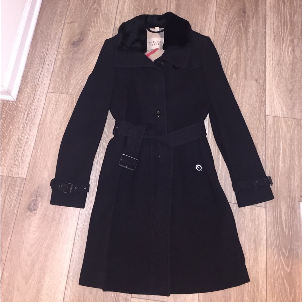 Authentic Burberry Brit Wool Coat