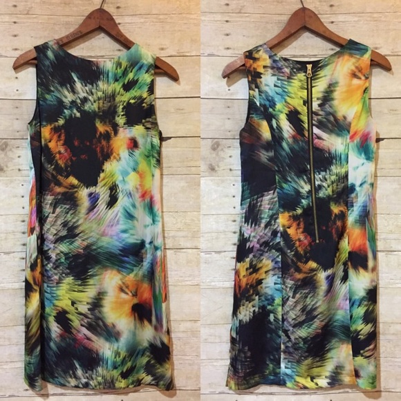 ❌SOLD❌Ted Baker | Abstract Print Shift Dress - Picture 5 of 7