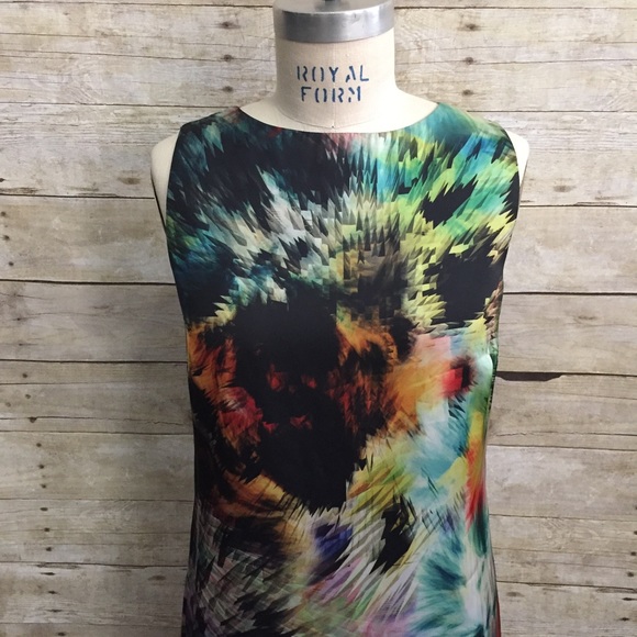 ❌SOLD❌Ted Baker | Abstract Print Shift Dress - Picture 2 of 7