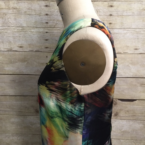 ❌SOLD❌Ted Baker | Abstract Print Shift Dress - Picture 3 of 7