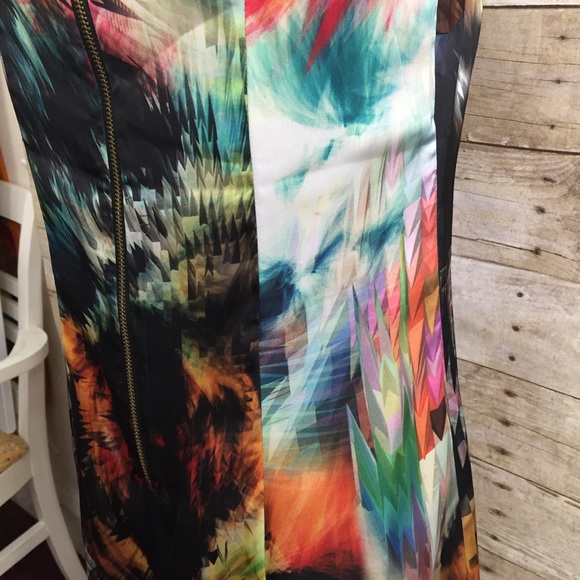 ❌SOLD❌Ted Baker | Abstract Print Shift Dress - Picture 6 of 7
