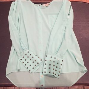 Tiffany Blue tunic top