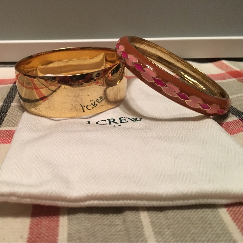 J. Crew lot of two bangles bracelets