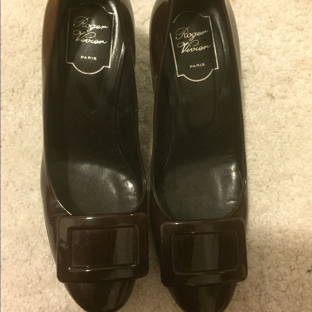 Roger Vivier RV Belle de Nuit patent pumps Buckle - Picture 4 of 4