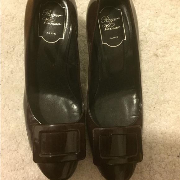 Roger Vivier RV Belle de Nuit patent pumps Buckle - Picture 4 of 4