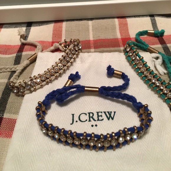 J. Crew lot of 3 adjustable length bracelets - Picture 2 of 4