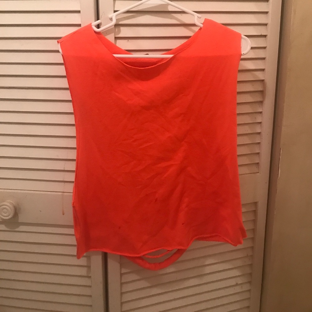 Orange shirt