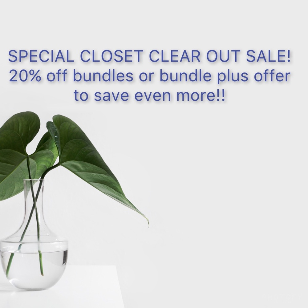 Closet close out sale!