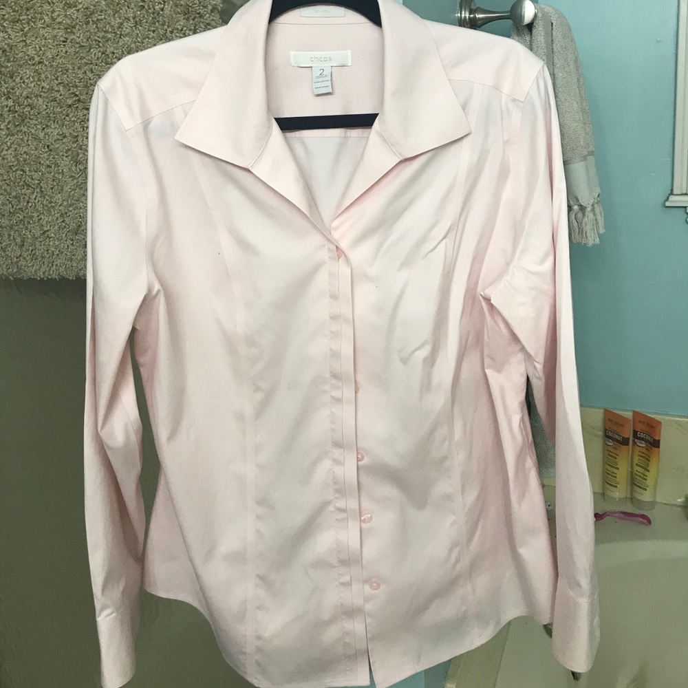 Chicos size two no iron blouse.