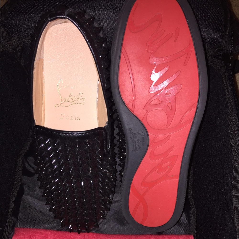 Christian Louboutin loafers red bottoms. Brand new
