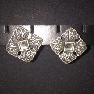 Sliver Glam Earrings