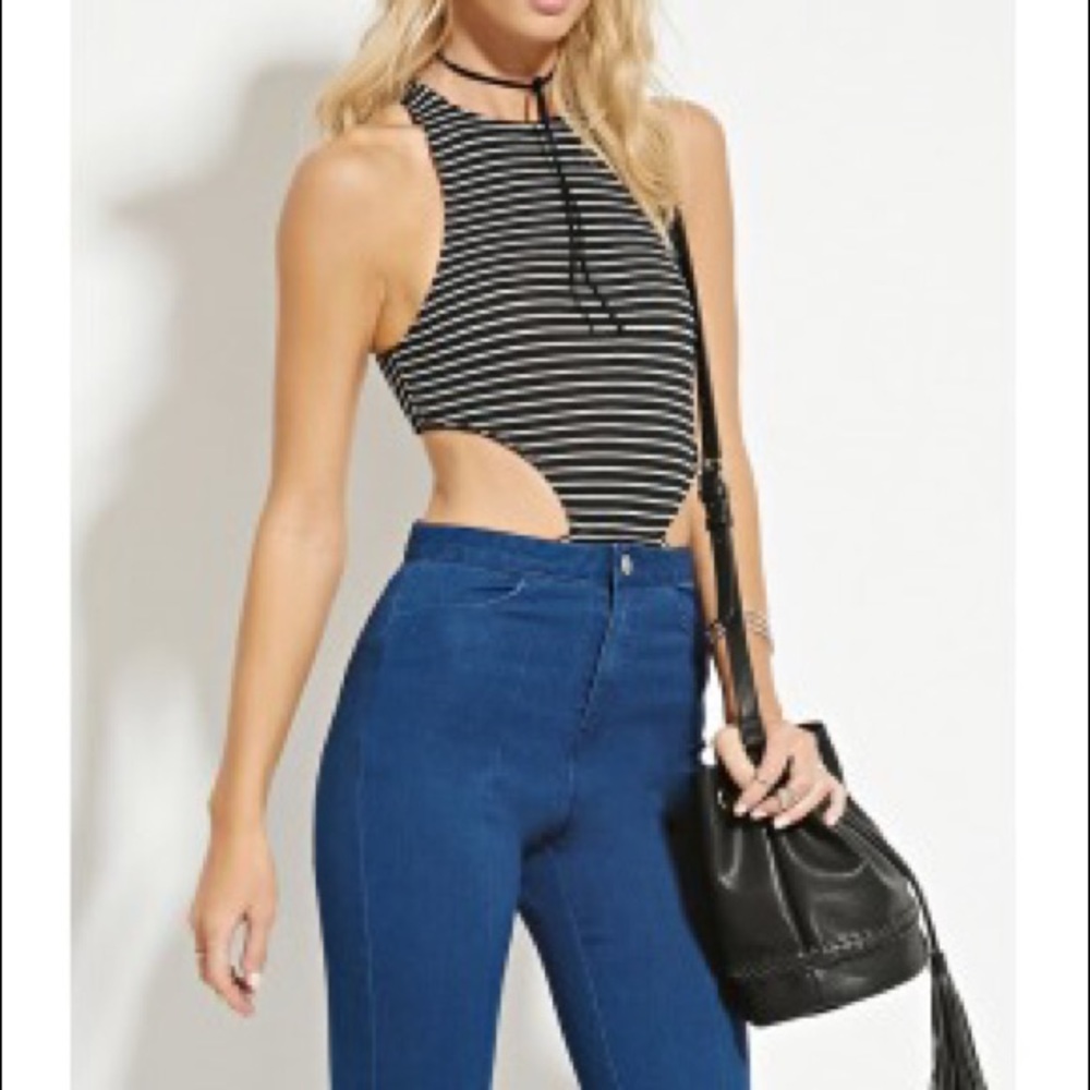 Side Cut-Out Bodysuit