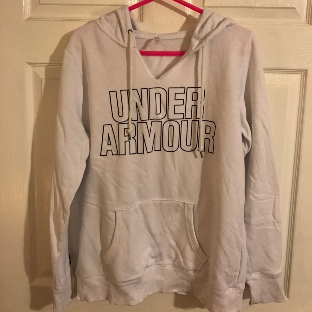 White Under Armour Hoodie