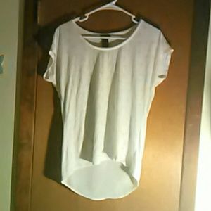 White shirt with little crosses from wet seal