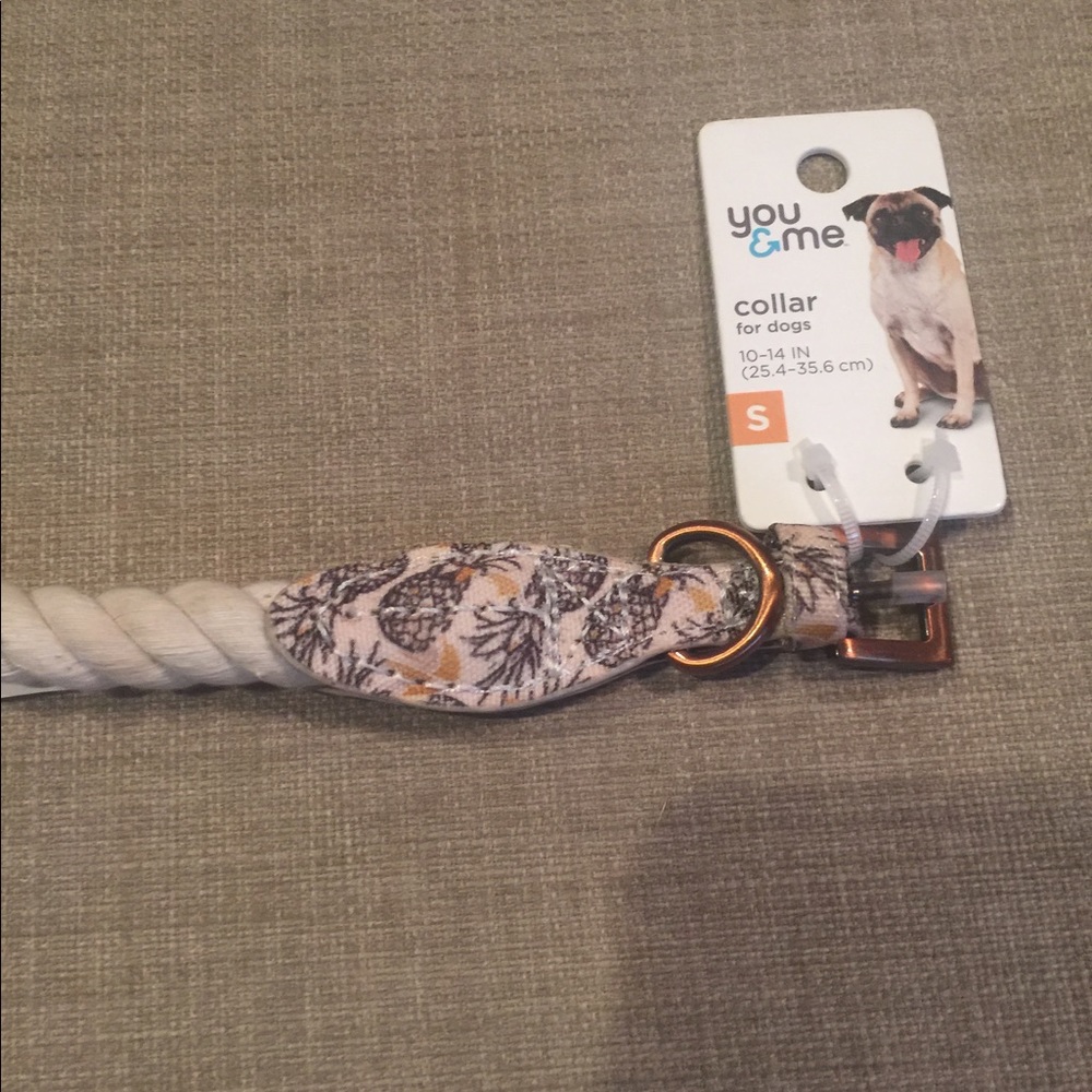 Cute Pineapple Rope Collar for Small Dogs NWT
