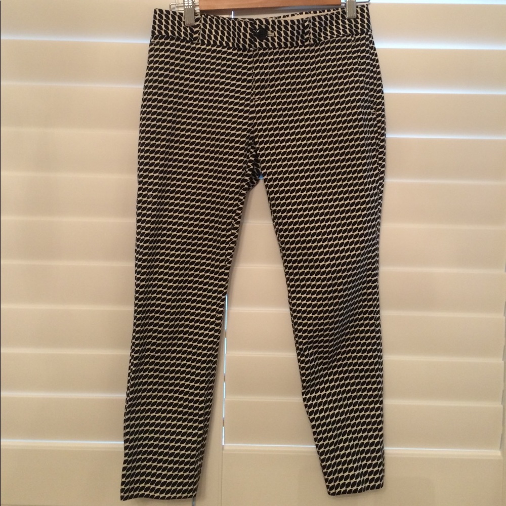BR Hampton pants, black and cream print