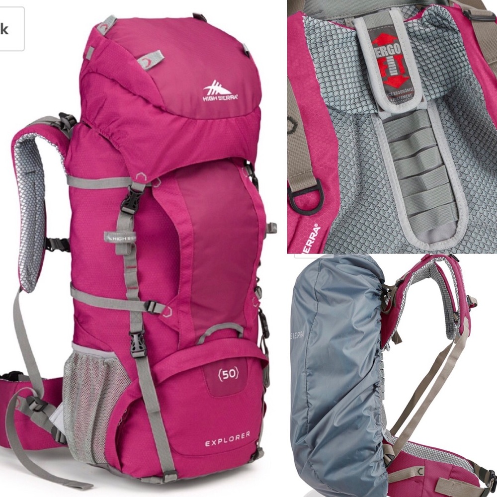 High Sierra Women's 50L Explorer Hiking Backpack