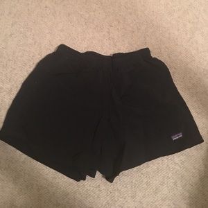 Black Patagonia baggies shorts