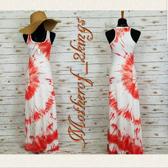 ๐ฅLAST ONE๐ฅ5 ๐RATED - RACERBACK "TIE DYE" MAXI - Picture 2 of 3