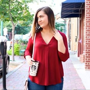 Lush Red Tunic