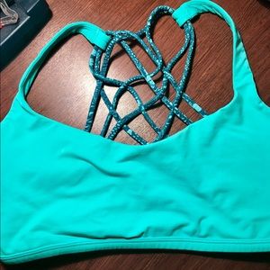 Lululemon Free To Be Bra (Wild)/Size12/Bali Breeze